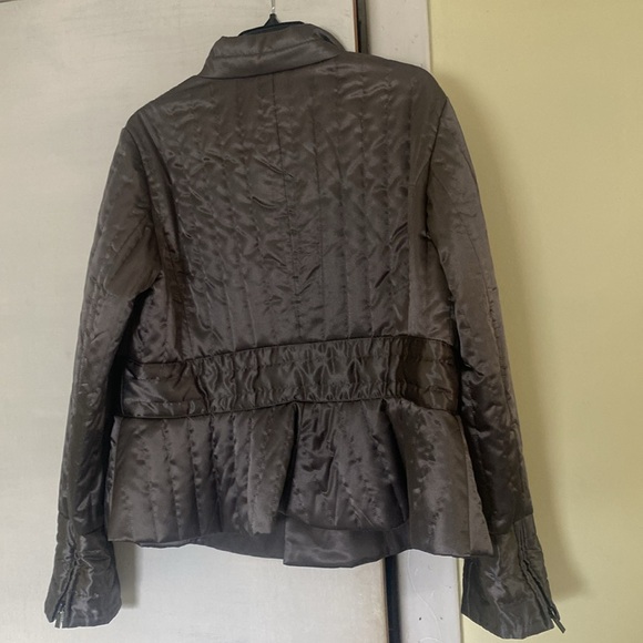 Giorgio Armani Shimmering Double Stand Up Collar Zip Jacket New With Tags - Picture 8 of 16